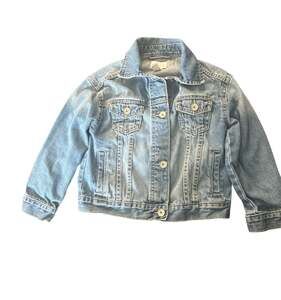 The Children's Place Baby Toddler Girl Denim Jacket, BRAMBLE WASH